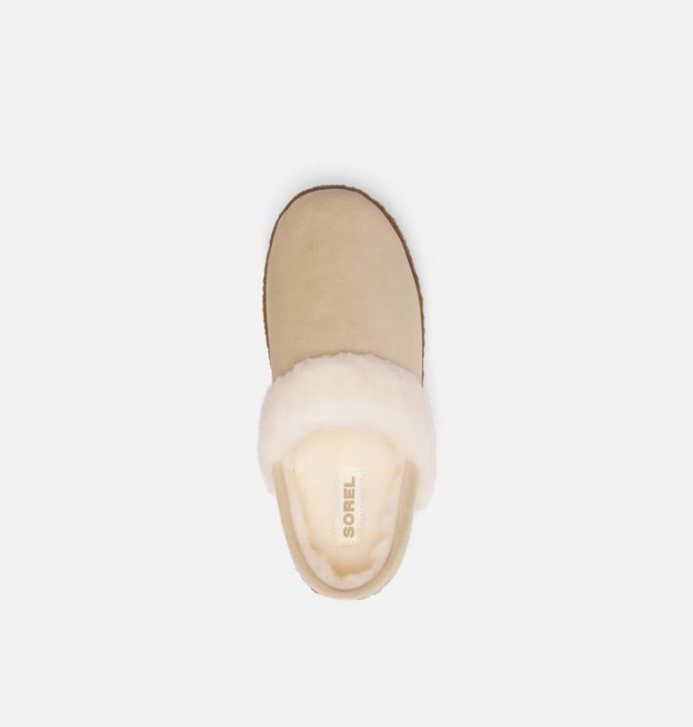 Womens Slippers Beige - Sorel Nakiska™ II - 285049-RVX